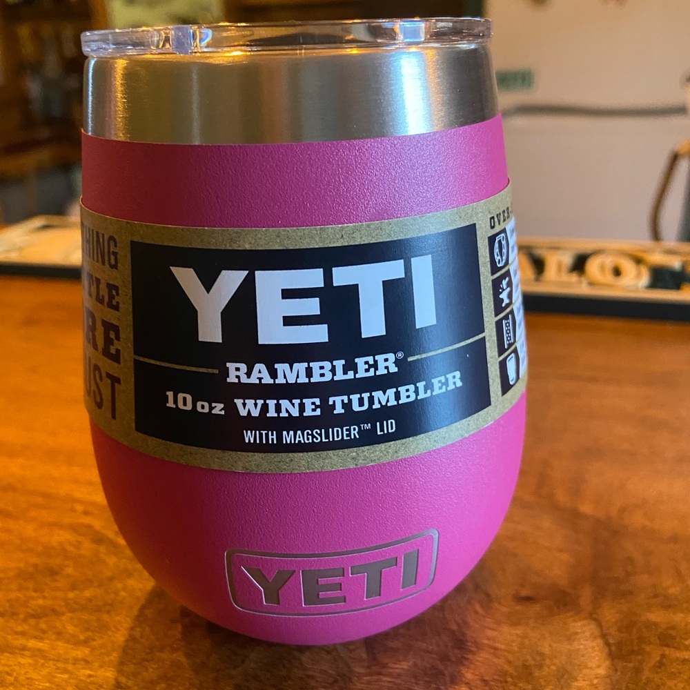 YETI Wine 10oz rambler w lid